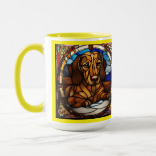 Cute Dachshund Ceramic Coffee Mug