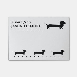 Cute Dachshund Custom Post-it Notes