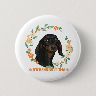 Cute Dachshund - Dachshund Mama Button