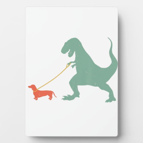Cute Dachshund Dinosaur Funny Wiener Dog Plaque