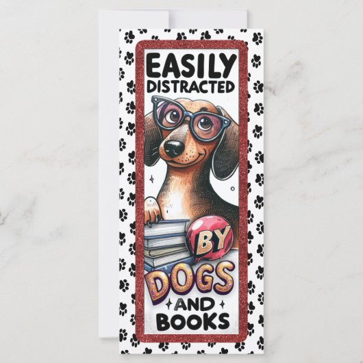 Cute Dachshund Dog (Back)