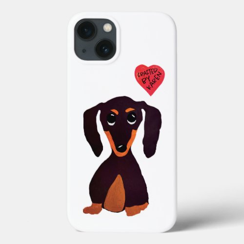 Cute Dachshund Dog Phone Case