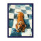 Cute Dachshund dog postcard
