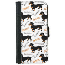 Cute Dachshund Doxie Dog Pattern