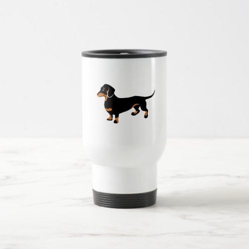 Cute Dachshund _ Doxie Dog Travel Mug