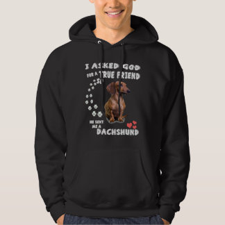 Cute Dachshund Doxie Girl Dachshund Mom Hoodie