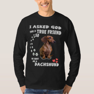 Cute Dachshund Doxie Girl  Dachshund Mom T-Shirt