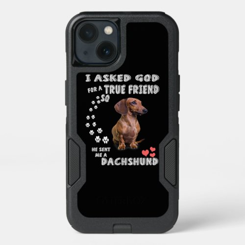 Cute Dachshund Doxie Girl Gifts Dachshund Mom iPhone 13 Case