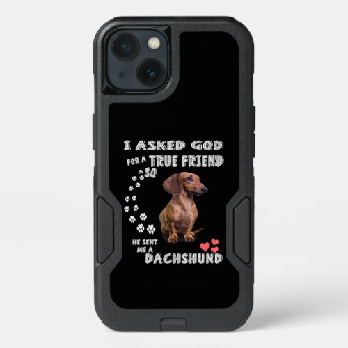 Cute Dachshund Doxie Girl Gifts Dachshund Mom iPhone 13 Case