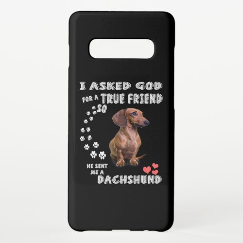 Cute Dachshund Doxie Girl Gifts Dachshund Mom Samsung Galaxy S10 Case