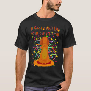 CUTE DACHSHUND  FUNNY WIENER DOG YOGA WORKOUT CHAK T-Shirt