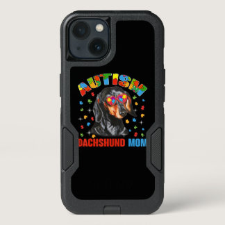 Cute Dachshund Lover Autism Awareness Dog Mom Gift iPhone 13 Case
