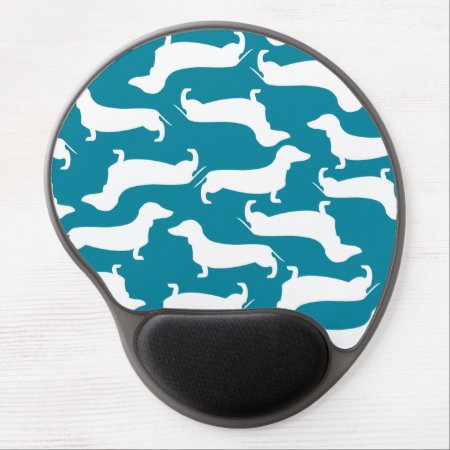 Cute Dachshund Pattern Perfect Gift For Doxie Love Gel Mouse Pad