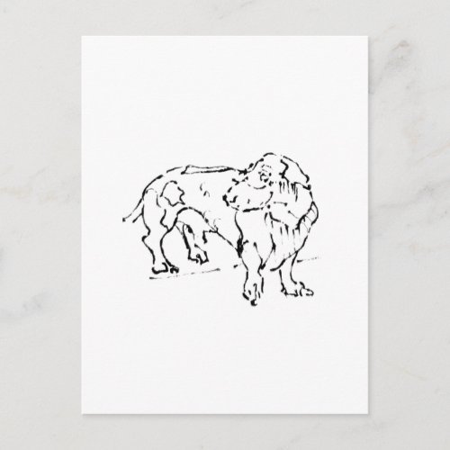Cute Dachshund – Personalized Dog Postcard