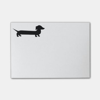 Cute Dachshund Post-it Notes by DoodleDeDoo at Zazzle