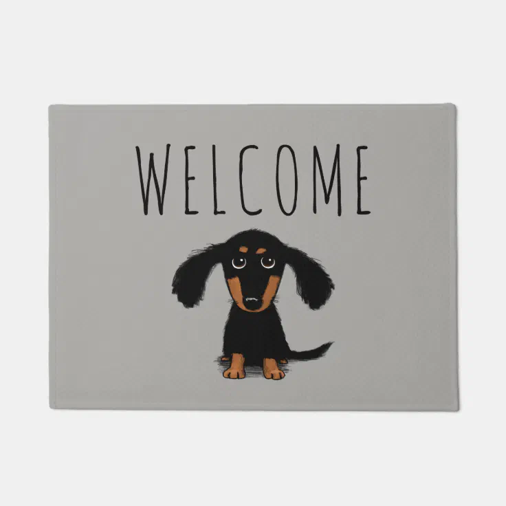 Cute Dachshund Puppy Wiener Dog Mat Zazzle