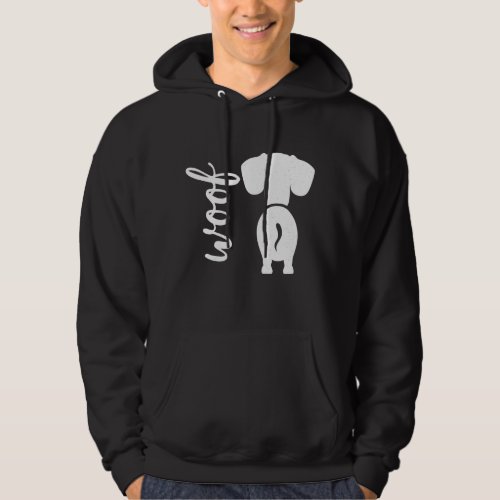 Cute Dachshund Weenie Dog Lover Funny Wirehaired D Hoodie
