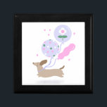 Cute Dachshund Weiner Dog Lover Party Pink Gift Box<br><div class="desc">Cute Dachshund Weiner Dog Lover Party Pink gift box illustrated by international designer Kathrin Legg</div>