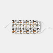 Cute Dachshund Wiener Dogs Adult Cloth Face Mask (Front, Folded)