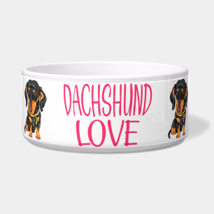 Cute Dachsie Puppy Wiener Dog Lover Dachshund Bowl