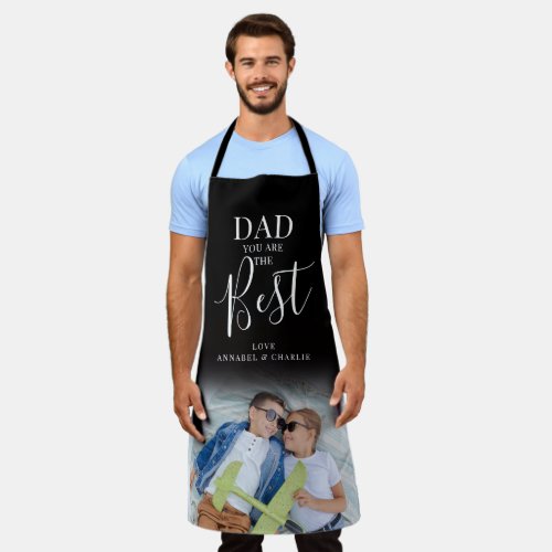 Cute DAD you are the Best Photo All Over Print Apron