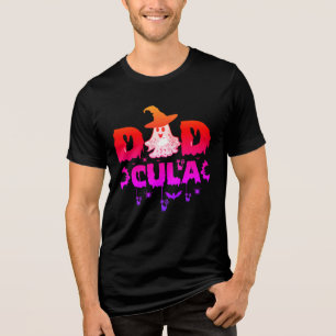 Cute dadcula funny scary halloween custme Matching Tri-Blend Shirt