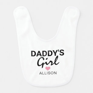 Daddys girl sale bib