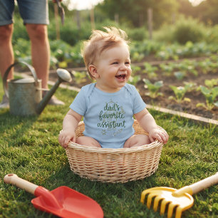 Cute Dads Favorite Assistant Baby Bodysuit