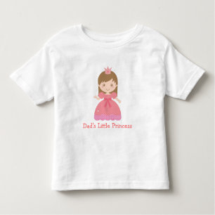 Cute Dads Little Princess Toddler T-shirt