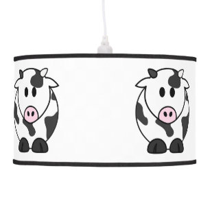 Cute Dairy Cow Ceiling Lamp