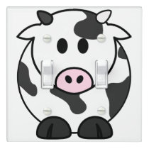 Cute Dairy Cow Light Switch Cover