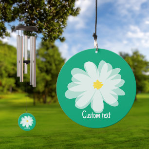Cute daisy flower design custom garden wind chime