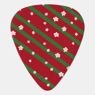 Cute Daisy Flower Merry Christmas Party Guitar Pick