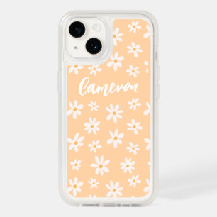 Cute Daisy Flower Pattern OtterBox iPhone 14 Case