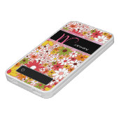 Cute Daisy Flowers Classy Floral Monogrammed Power Bank (Ports)
