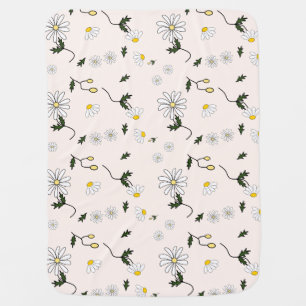 Cute Daisy Pattern Baby Blanket