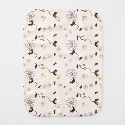 Cute Daisy Pattern Burp Cloth