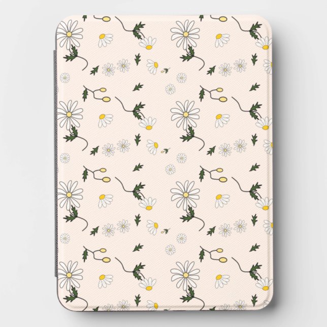 Cute Daisy Pattern Kindle Cover (Front)
