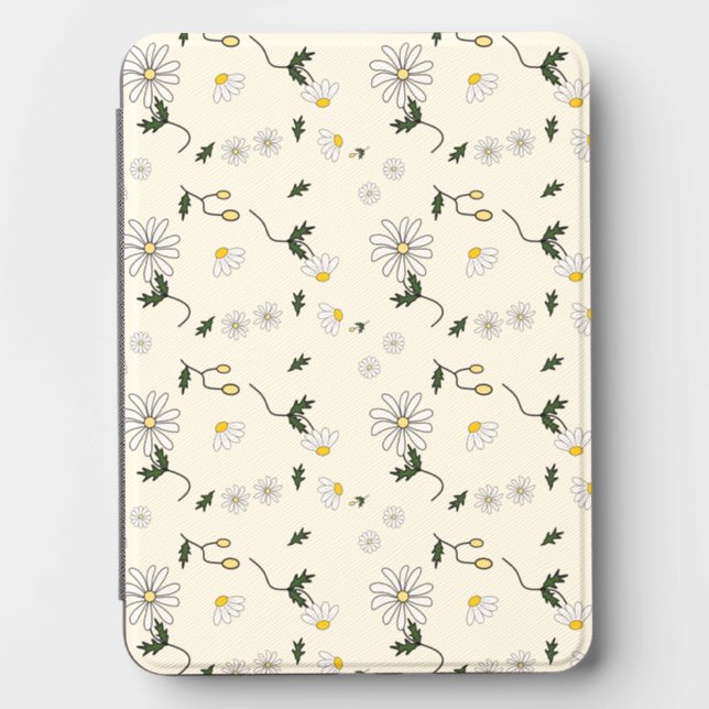 Cute Daisy Pattern Kindle Cover (Front)