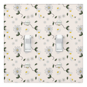 Cute Daisy Pattern Light Switch Cover