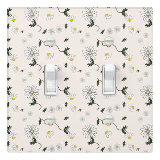 Cute Daisy Pattern Light Switch Cover