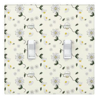 Cute Daisy Pattern Light Switch Cover