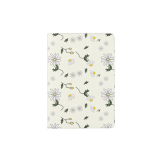 Cute Daisy Pattern Passport Holder