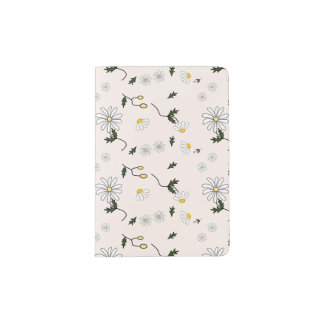 Cute Daisy Pattern Passport Holder