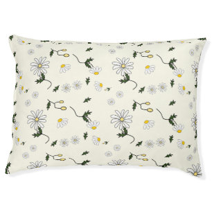 Cute Daisy Pattern Pet Bed