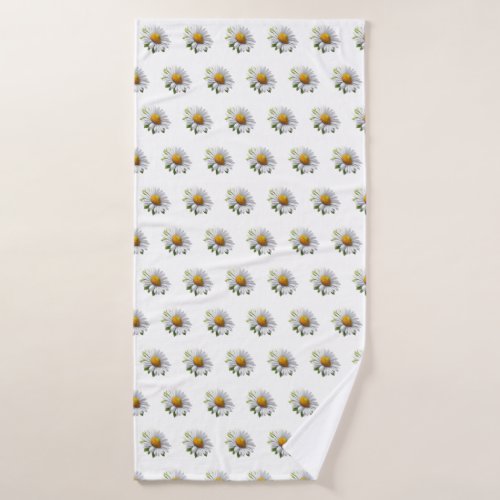 Cute Daisy  Power of Flowers Bath Towel