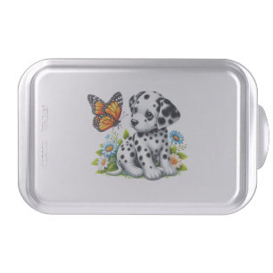 Cute Dalmatian/Butterfly friends Cake Pan