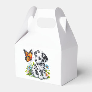 Cute Dalmatian/Butterfly friends Favor Boxes