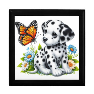 Cute Dalmatian/Butterfly friends Gift Box