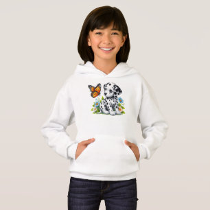 Cute Dalmatian/Butterfly friends Hoodie
